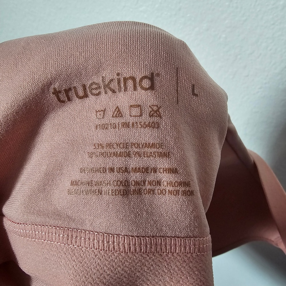 Truekind Daily Comfort Wireless Shaper Bra Pink Size L 10210 - Picture 5 of 5